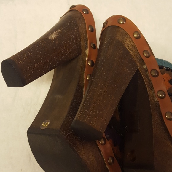 MIU MIU Boho Clogs Size 37.5 - Picture 8 of 8